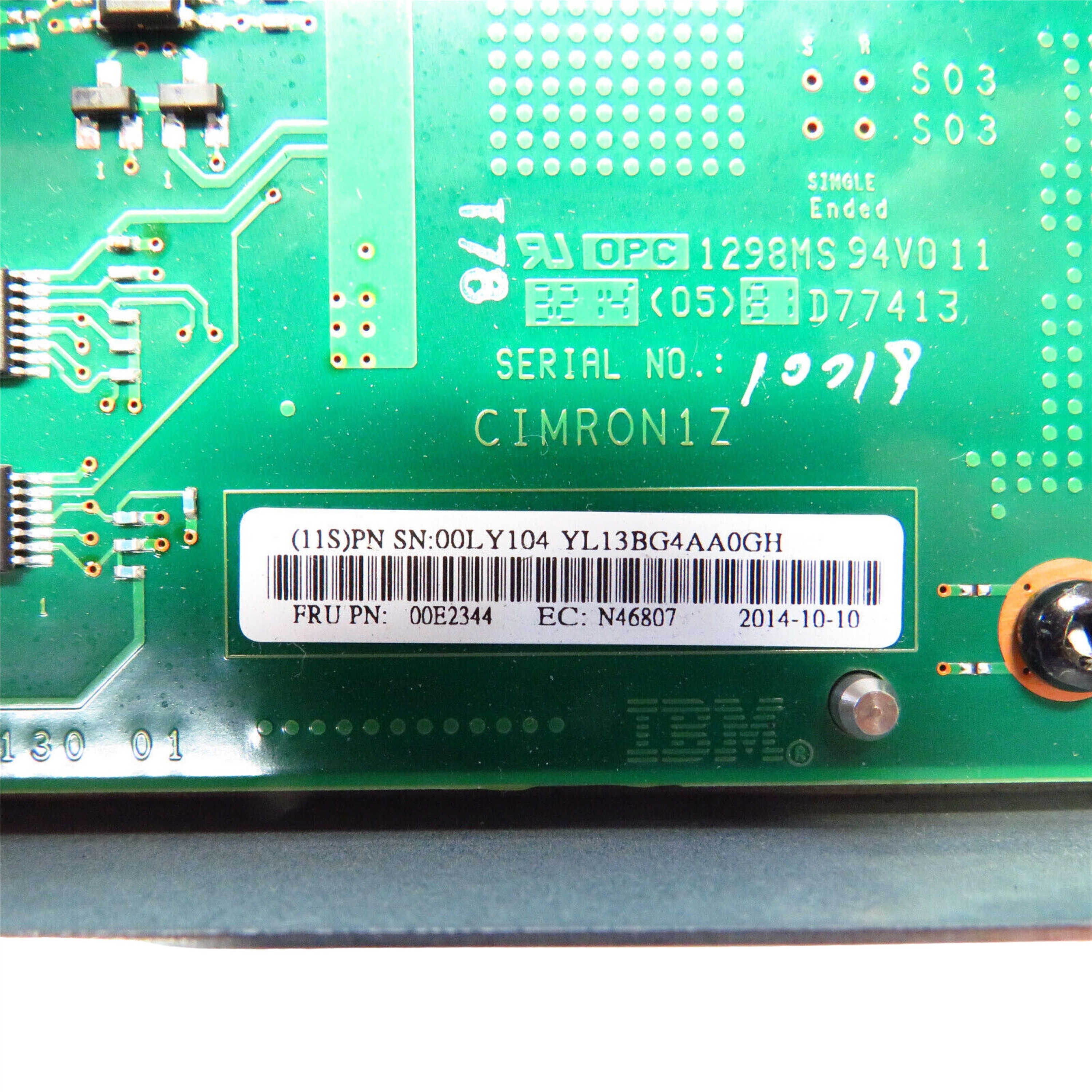 IBM 00E2344 00LY104 6B4D System Controller Unit Power Interface Card