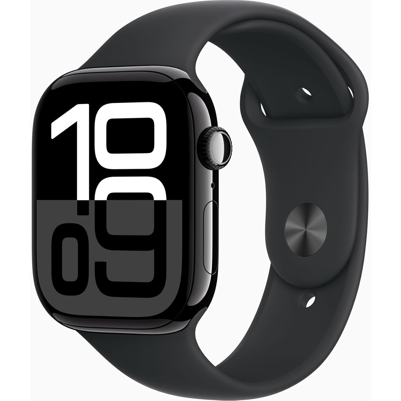 Apple Watch Series 10 [GPS + Cellular, 46mm] - Jet Black Aluminum Case with Blac