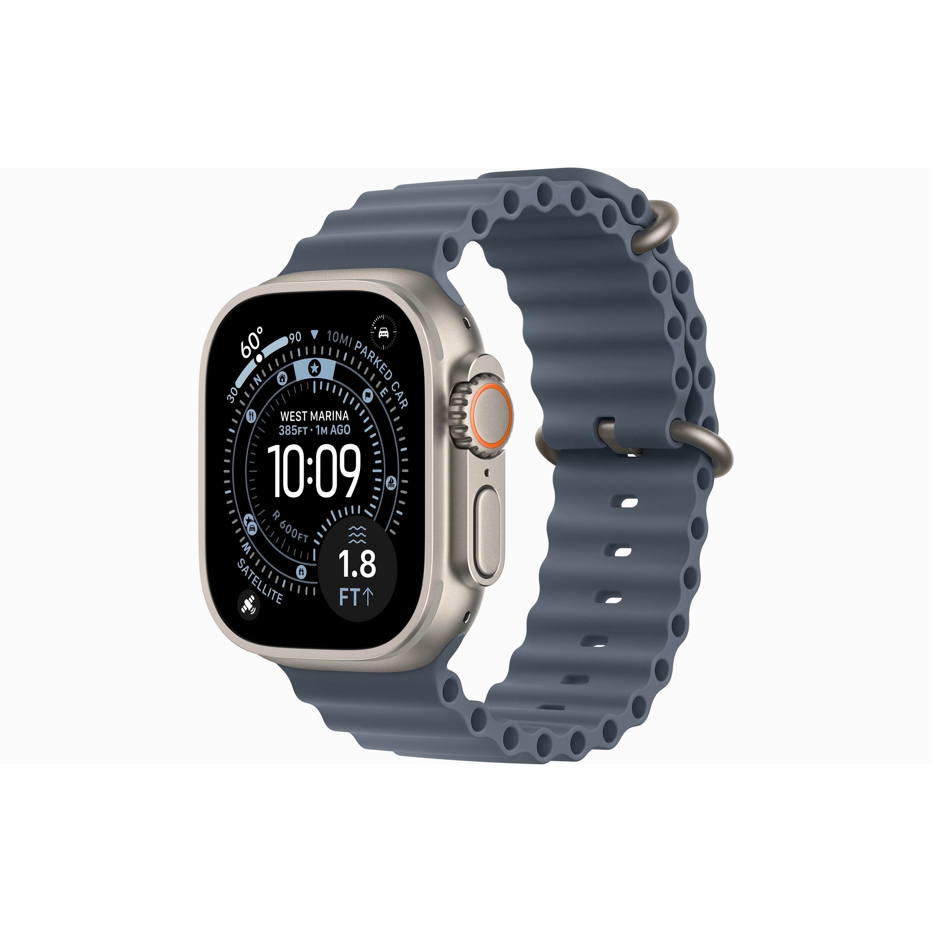Apple Watch Ultra 1st Gen (GPS + Cellular) 49mm Titanium Case – Excellent