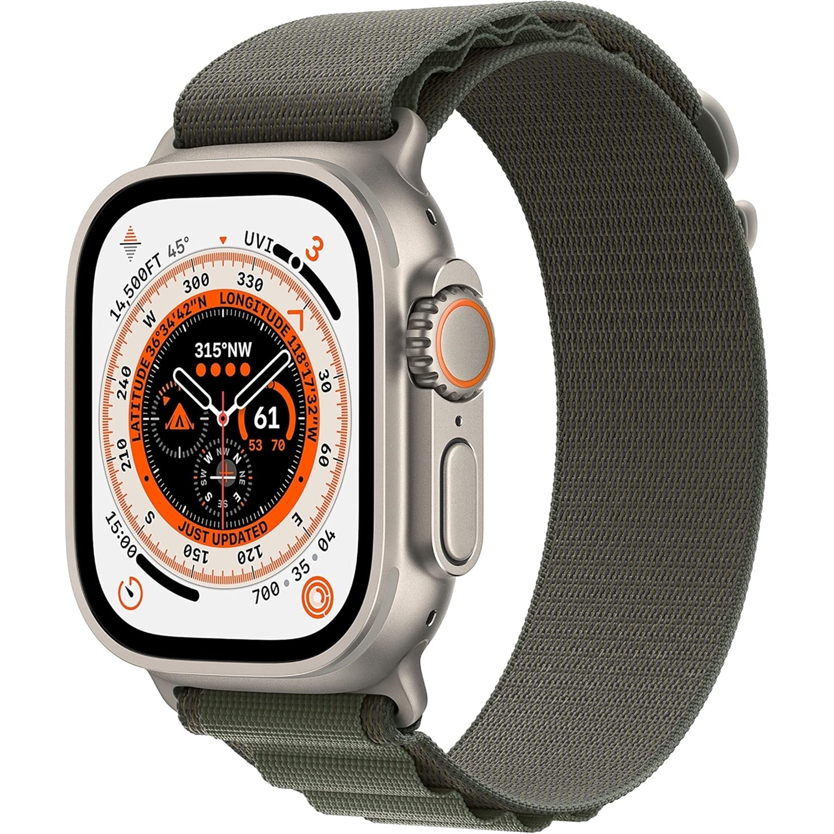 Apple Watch Ultra 1st GPS & Cellular Unlocked 49mm Titanium US Version Very Good