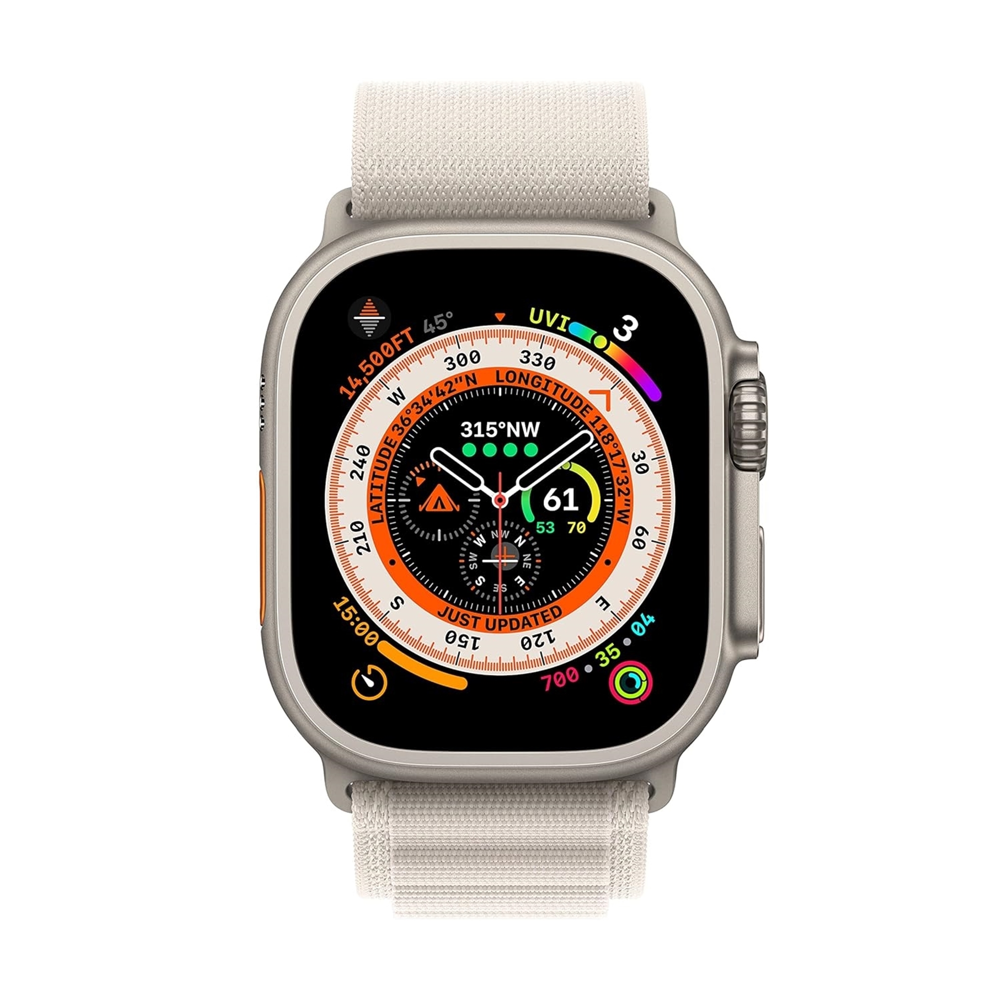 Apple Watch Ultra 1st Gen (GPS + Cellular) 49mm Titanium Case